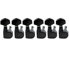 MX1350BK-6 Колки для гитары 6п, черные, Musiclily