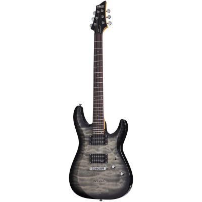 Schecter C-6 PLUS Гитара электрическая (Charcoal Burst)