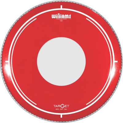 RDT2-7MIL-08 Target Dot Series Red Пластик для том-барабана 8", красный, Williams