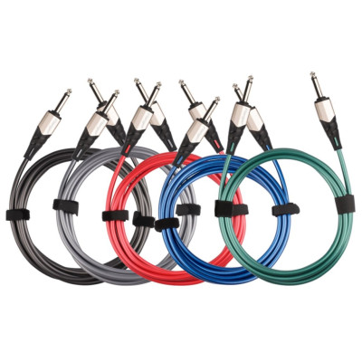 FICP-008(Pearl)-GR Кабель инструментальный, зеленый, 3м, Flanger