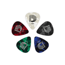 1CAP4-10 Pearl Celluloid Medium Медиаторы разноцветные средние, целлулоид, 10шт Planet Waves