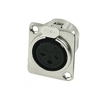 Hot Wire XLR(f) разъем XLR-female металлический