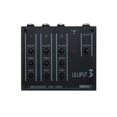 LILLIPUT-3C Микшерный пульт, 1 линейный/2 микрофонных входа, Yerasov