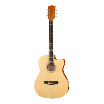 GA-H10-38-N Акустическая гитара, с вырезом, цвет натуральный, Smiger