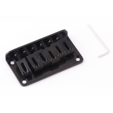 BN-007-BK Бридж (струнодержатель), черный, Metallor