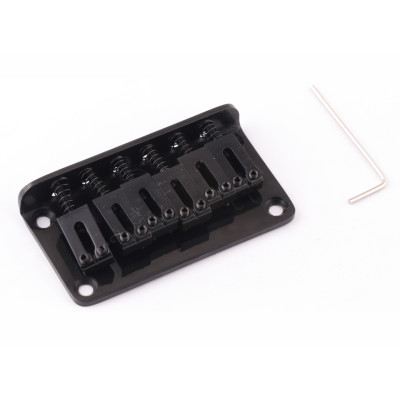 BN-007-BK Бридж (струнодержатель), черный, Metallor