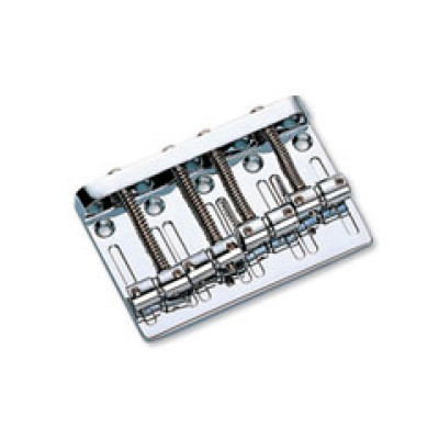 BB-009-CR Бридж (струнодержатель) для бас-гитары, хром, Metallor