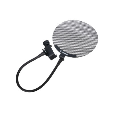 MA019B Студийная ветрозащита (поп-фильтр) с креплением, металл, Alctron