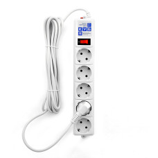 SPG-B-15-WHITE PowerCube Фильтр-удлинитель 5.0м 10А/2,2кВт, Электрическая мануфактура SPG-B-15-WHITE PowerCube Фильтр-удлинитель 5.0м 10А/2,2кВт, Электрическая мануфактура