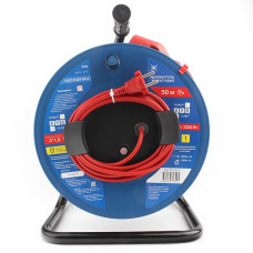 PC20203 PowerCube Удлинитель на катушке 10А/2,2 кВт, 2х1мм2, 50м, Электрическая мануфактура PC20203 PowerCube Удлинитель на катушке 10А/2,2 кВт, 2х1мм2, 50м, Электрическая мануфактура