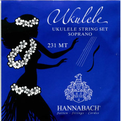 231MT Комплект струн для укулеле сопрано, европейский строй, Hannabach