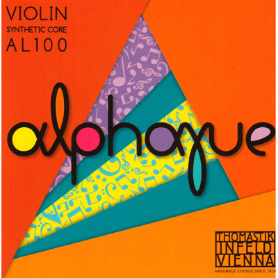 AL100 Alphayue Комплект струн для скрипки размером 4/4, среднее натяжение, Thomastik