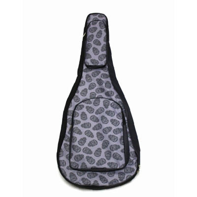 MZ-ChG-12-3skull2/grey Чехол для гитары дредноут, MEZZO