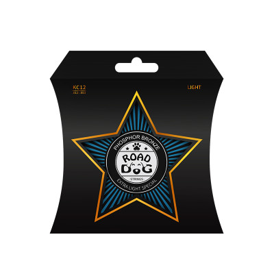 KC12 Комплект струн для акустической гитары, фосфорная бронза, 12-53, Road Dog