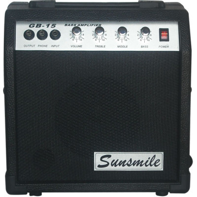 GB-15 Комбоусилитель для бас-гитары 15Вт, Sunsmile