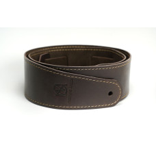 MB6061-114-01 Ремень для гитары, кожаный, махагон, Mamba straps