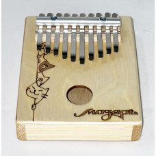 KMKr-1-NAT-NEW Piastra Калимба, резонаторная, 10 язычков, прямоугольная, Мозеръ