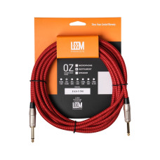 FAS-5(RD/BK) Кабель инструментальный, красный/черный, 5м, Leem