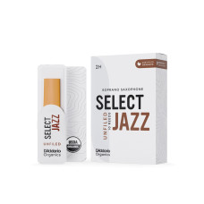 ORRS10SSX2H Organic Select Jazz Unfiled Трости для саксофона сопрано, размер 2H, 10шт, D'Addario
