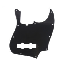 MX1302GB Пикгард для бас-гитары Jazz Bass Modern Style, 1 слой, черная, Musiclily