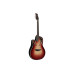 OVATION CE44LX-1R Celebrity Elite Plus Mid Cutaway Ruby Burst гитара электроакустическая леворукая