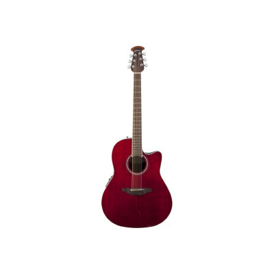 Ovation CS24-RR Celebrity Standard Mid Cutaway Ruby Red электроакустическая гитара с вырезом