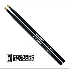 7KLHBBK5B Black 5B Барабанные палочки, граб, флуоресцентные, Kaledin Drumsticks