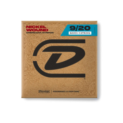 Dunlop DJN0920 Light Nickel 9-20  струны для банджо