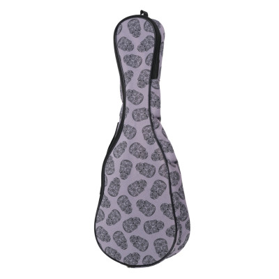 MZ-ChUC24-2skull2 Чехол для укулеле 24", черепа, MEZZO