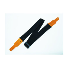 FL00013C Cotton Ремень для гитары, хлопок, черный, Fidel