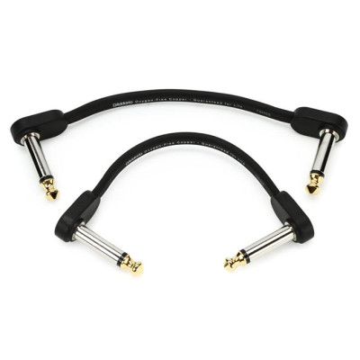 PW-FPRR-206 Custom Series Flat Инструментальный патч-кабель, 2шт, 15см, Planet Waves