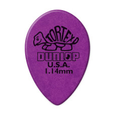 423R1.14 Tortex Small Teardrop Медиаторы, 36шт, м/капля, толщина 1.14мм, Dunlop