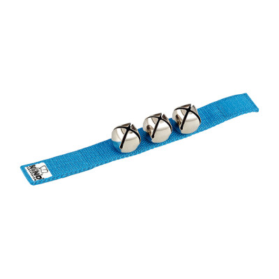 NINO961B Колокольчики на запястье, синий, Nino Percussion