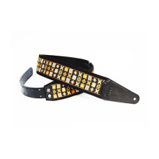 FL22014E Ergo Ремень для гитары, кожа/хлопок, орнамент, Fidel