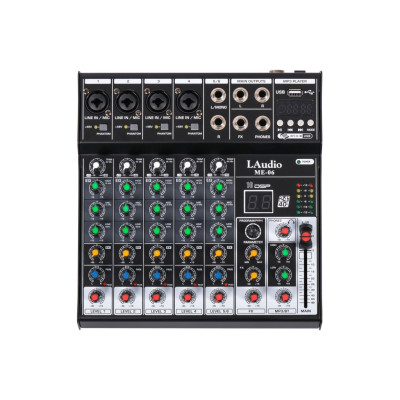 ME-06 Микшерный пульт, 6 каналов, серия PRO, LAudio
