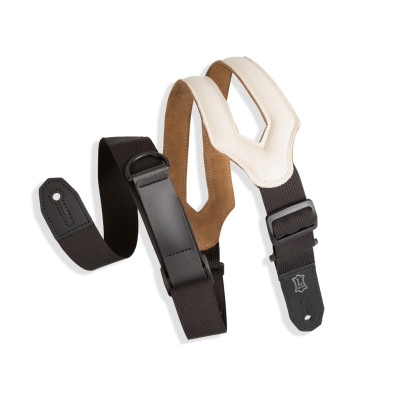 MRHSS-CRM Specialty Series Ремень для гитары, кожаный, кремовый, Levy's