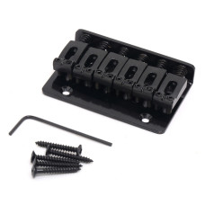 M207BK Фиксированный бридж для электрогитары, черный, Musiclily