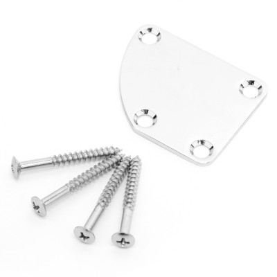 MX0882CR Пластина крепления грифа, хром, Musiclily