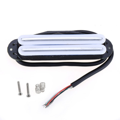 MX0449 Звукосниматель мини-хамбакер, рельсовый, белый, Musiclily