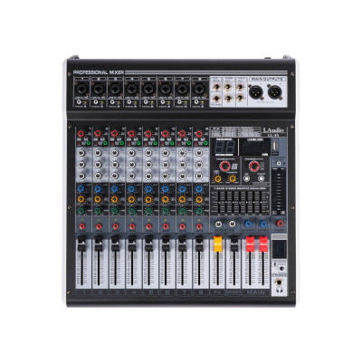 GL-8X Микшерный пульт, 8 каналов, серия PRO, LAudio