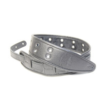 FL7000003CU Leather Custom Ремень для гитары, кожаный, черный, Fidel