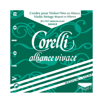 Струны для скрипки CORELLI 800MLB Alliance Vivage Medium Light