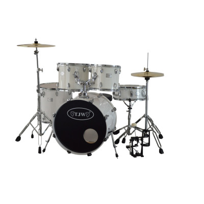 JW225-TF-WH Барабанная установка (2 коробки), белая, TJW