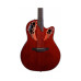 Ovation CE44-RR Celebrity Elite Mid Cutaway Ruby Red электроакустическая гитара