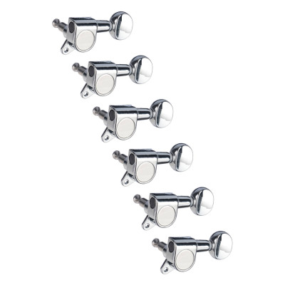 J-05-Ball-LOCK-CR-6L Колки для гитары 6л, хром, Metallor