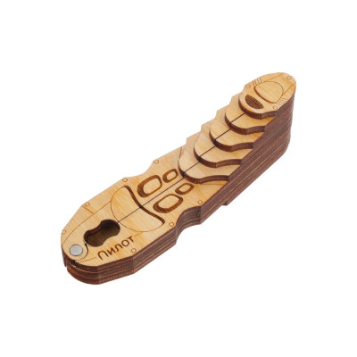 HV13 Чехол деревянный для варгана Пилот, Мастерская Глазырина