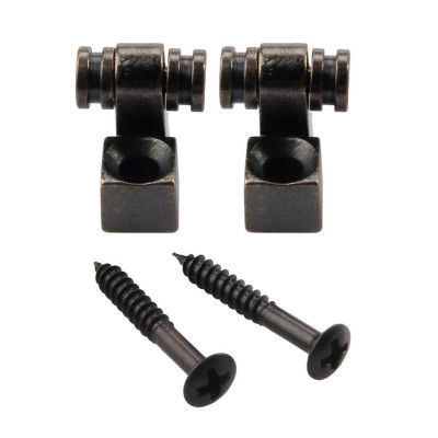 MX0656-4 Ретейнер для гитары роликовый, черный, 4шт, Musiclily