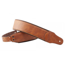 8401010030384 Lethercraft Smooth Light Brown Ремень для гитары, RightOn Straps
