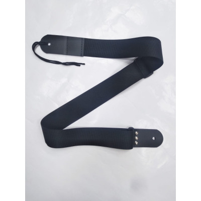 MZ-RG-Nbk Ремень для гитары, чёрный, огнеупорный, 50мм, MEZZO