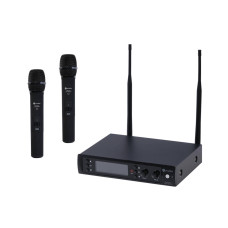 DSP-DUO-UHF-M850/F5  Беспроводная микрофонная система, 2 ручных передатчика, Prodipe
